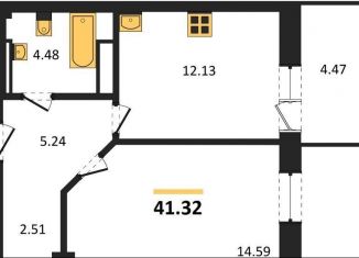 Продажа 1-ком. квартиры, 41.3 м2, Ростовская область, улица Ерёменко, 115