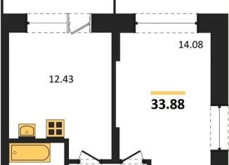 Продаю 1-комнатную квартиру, 33.9 м2, Новосибирск, Заельцовский район, Сухарная улица, 107/2