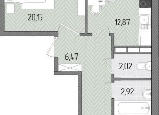 Продается двухкомнатная квартира, 62 м2, Темрюк, Дальняя улица, 30