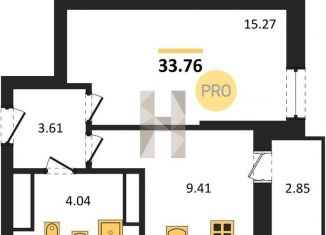 Продается 1-ком. квартира, 33.8 м2, Ростовская область