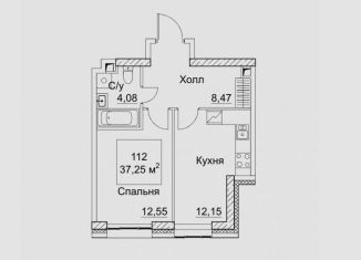 Продаю 1-ком. квартиру, 37.3 м2, Москва, 2-й Хорошёвский проезд, 7с1А, метро Беговая