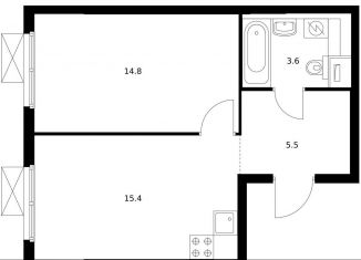 Продам 1-комнатную квартиру, 39.3 м2, Москва, ЖК Римского-Корсакова 11