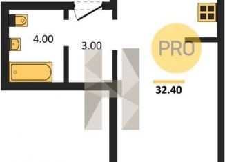 Продажа квартиры студии, 32.4 м2, Новосибирск, Ленинский район