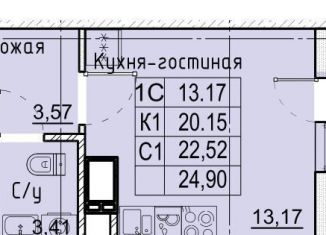 Продается квартира студия, 25.2 м2, Ставрополь