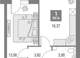 Продается 1-ком. квартира, 42.8 м2, Кировская область