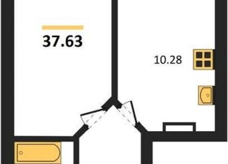 Продаю однокомнатную квартиру, 37.6 м2, Воронеж, Центральный район