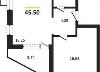 Продается 1-комнатная квартира, 45.5 м2, Воронеж, набережная Чуева, 7, Железнодорожный район