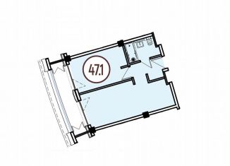 Продажа 1-комнатной квартиры, 47.1 м2, Сочи, Курортный проспект, 31