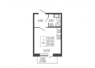 Продается квартира студия, 24.1 м2, Санкт-Петербург