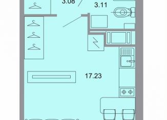 Продаю квартиру студию, 23 м2, Бугры, Тихая улица, 17