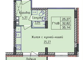 Продается квартира студия, 35.1 м2, Ярославль, Дядьковская улица, 19Б, Фрунзенский район