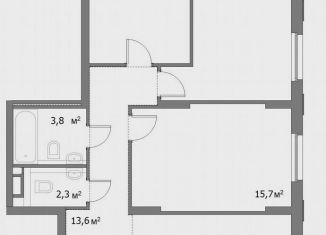 Продам 3-комнатную квартиру, 82.2 м2, Нижний Новгород, метро Буревестник