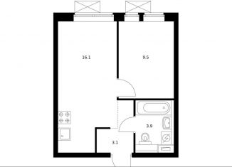 Однокомнатная квартира на продажу, 31.8 м2, Москва, район Очаково-Матвеевское, Очаковское шоссе, 5к4