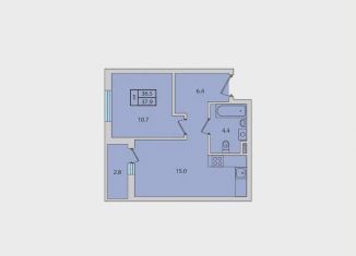 Продается 1-ком. квартира, 37.9 м2, городской посёлок Новоселье