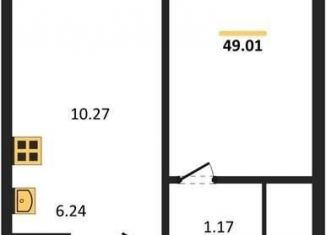 Продажа однокомнатной квартиры, 49 м2, Воронеж, Центральный район, улица Ломоносова, 116/25