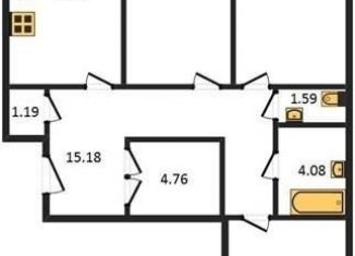 Продажа 3-ком. квартиры, 90.3 м2, посёлок Солнечный, Кленовая улица, 2