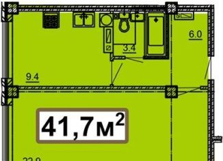 Продам однокомнатную квартиру, 41.7 м2, Пятигорск