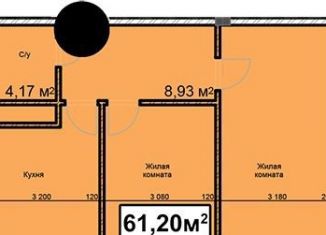 2-ком. квартира на продажу, 61.2 м2, Ставропольский край