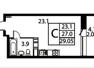 Продается квартира студия, 29.1 м2, Домодедово