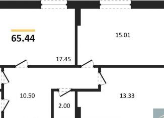 Продается 2-комнатная квартира, 65.4 м2, Воронеж, улица 9 Января, 68Л