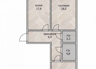 Продажа 3-ком. квартиры, 68.1 м2, Республика Башкортостан, Айская улица, 61