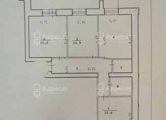 Продажа 3-комнатной квартиры, 72.8 м2, Волгоград, улица Танкистов, 5А, Дзержинский район