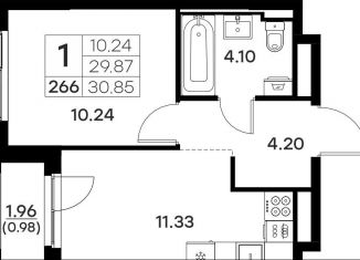 Продаю 1-комнатную квартиру, 30.9 м2, Владимир, Тракторная улица, 43