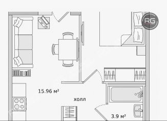 Продаю 1-комнатную квартиру, 36 м2, посёлок Парголово, Михайловская дорога, 14к1