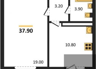 Продается 1-ком. квартира, 37.9 м2, Воронеж, улица Шидловского, 28