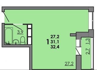 Продажа квартиры студии, 32.4 м2, Ростов-на-Дону, Советский район