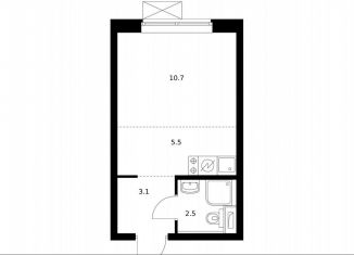 Продам квартиру студию, 21.6 м2, Москва, район Метрогородок, Тагильская улица, 3к2