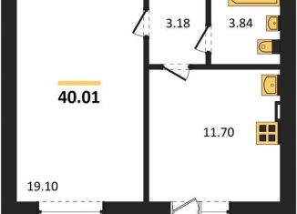 Продам 1-комнатную квартиру, 40 м2, село Александровка