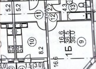 Продам 1-комнатную квартиру, 36.5 м2, Звенигород, 3-й микрорайон, 27