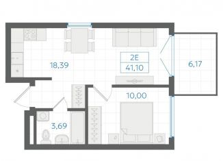 1-ком. квартира на продажу, 36.8 м2, Екатеринбург, Ленинский район