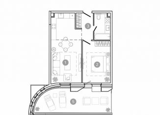 Продам 2-комнатную квартиру, 53 м2, Москва, район Соколиная Гора