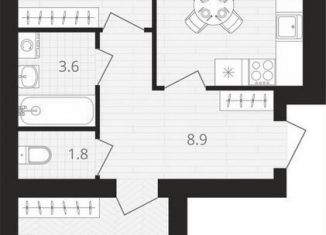 Продажа двухкомнатной квартиры, 59.4 м2, посёлок Мичуринский, Выставочная улица