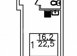 Продам квартиру студию, 22.5 м2, Пятигорск