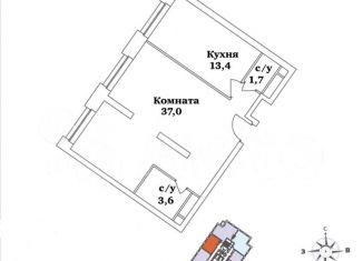 2-ком. квартира на продажу, 56 м2, Москва, 3-й Силикатный проезд, вл4к2, ЖК Фридом