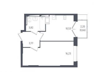 Продается 1-комнатная квартира, 35 м2, посёлок Мирный, жилой комплекс Томилино Парк, к5.1