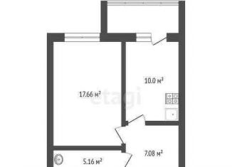 Продажа 1-комнатной квартиры, 40 м2, Тюмень, Московский тракт, 83к3, ЖК Московский