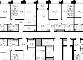 Продам двухкомнатную квартиру, 64 м2, Москва, станция Гражданская, жилой комплекс Петровский парк II, к1