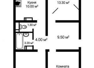 Трехкомнатная квартира на продажу, 79.4 м2, посёлок Отрадное, Рубиновая улица, 12