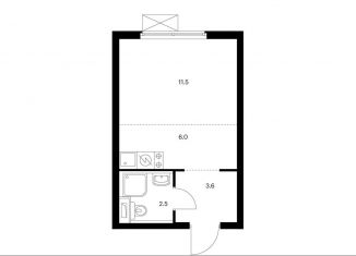 Продаю квартиру студию, 23.6 м2, Котельники, ЖК Белая Дача Парк