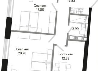 Продам двухкомнатную квартиру, 66 м2, Санкт-Петербург, Средний проспект Васильевского острова, 87к3, ЖК Некст