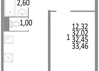 Продается однокомнатная квартира, 32 м2, Челябинск, Советский район, Нефтебазовая улица, 1