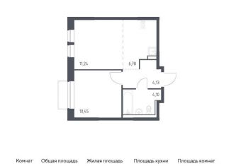 Продажа 1-комнатной квартиры, 36.7 м2, деревня Мисайлово