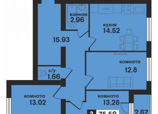 Продажа 3-комнатной квартиры, 75.5 м2, Муром