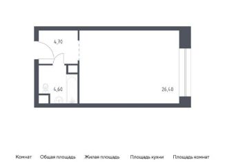 Продается квартира студия, 35.7 м2, Москва, Стремянный переулок, 2, район Замоскворечье