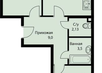 Продается 2-комнатная квартира, 63 м2, посёлок Берёзовый