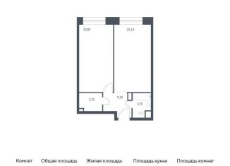 Продается однокомнатная квартира, 55.8 м2, Москва, Стремянный переулок, 2